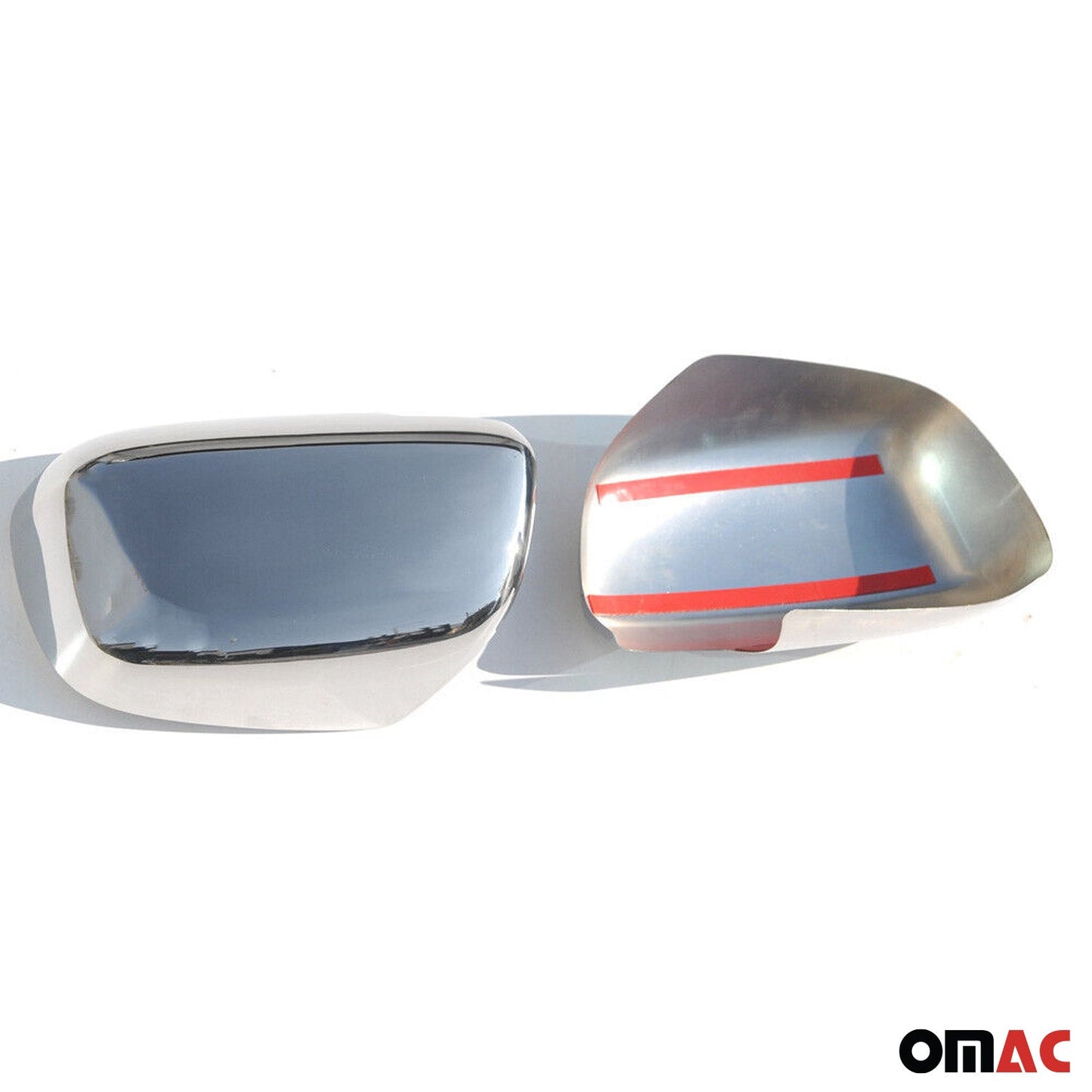 Capace oglinzi, huse oglinzi pentru Toyota Fortuner 2005-2015, oțel inoxidabil, argintiu