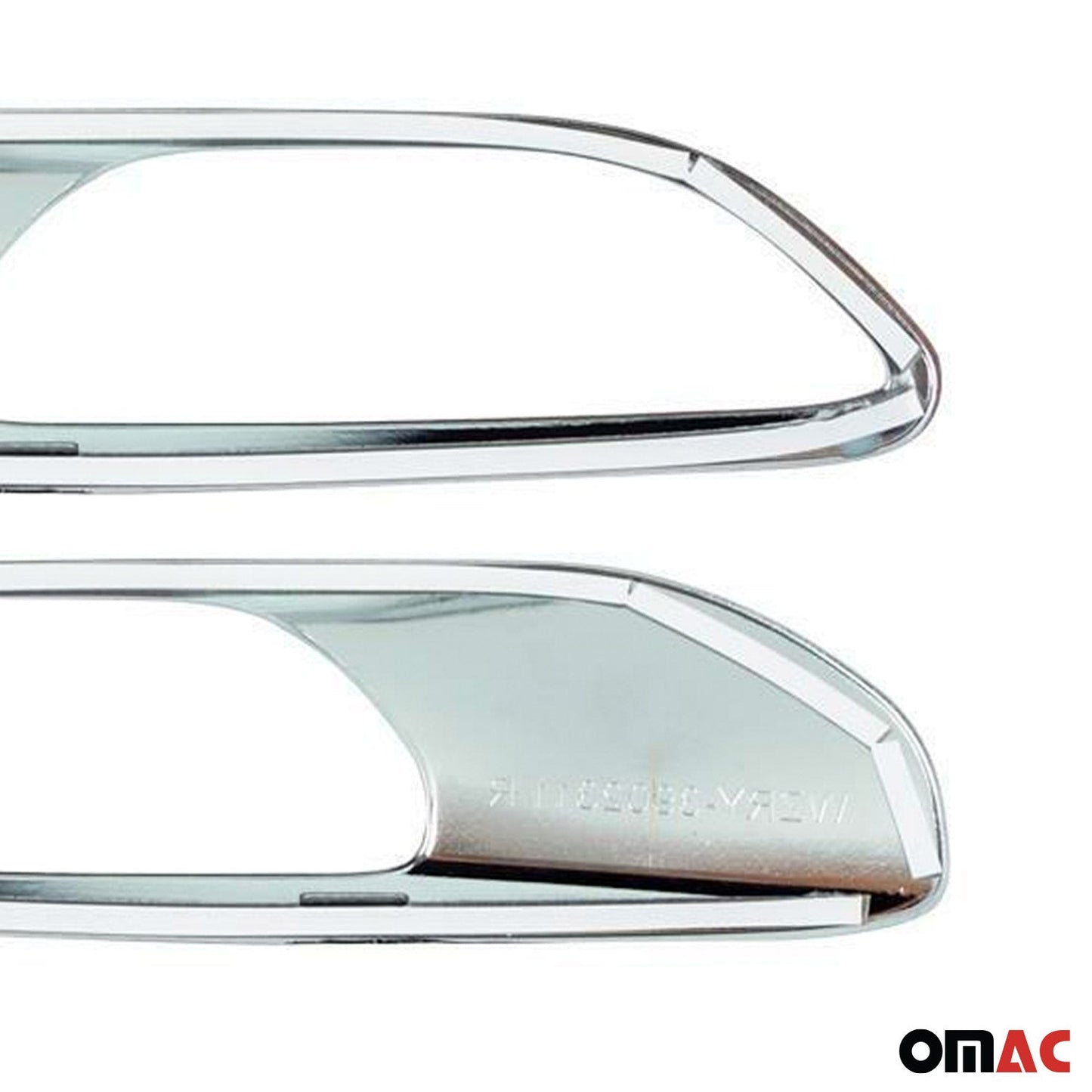 Listwy ozdobne/osłony reflektorów do Jeepa Renegade 2014-2024, chrom ABS, 2x