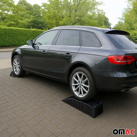 Auffahrrampen Set KFZ-Rampen bis 5 Tonnen Tragkraft Rutschfeste Auto Rampe