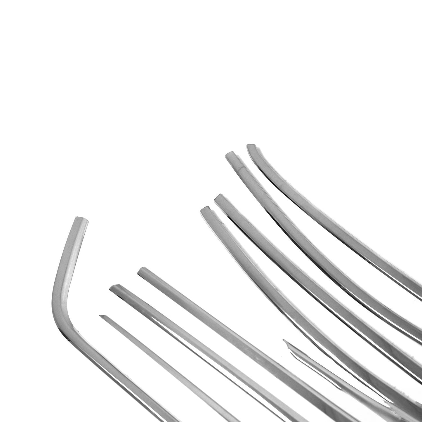 Ornamente/ramă geam pentru Skoda Octavia Sedan 2012-2019, oțel inoxidabil cromat, 10 buc.