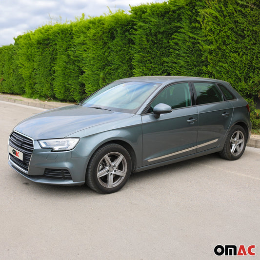 Bandă de protecție ușă, bandă laterală ușă, benzi ușă pentru Seat Ibiza 2008-2017, oțel inoxidabil, 4x