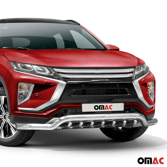 Frontschutzbügel Frontbügel für Mitsubishi Eclipse Cross 2017-2022 ABE Silber