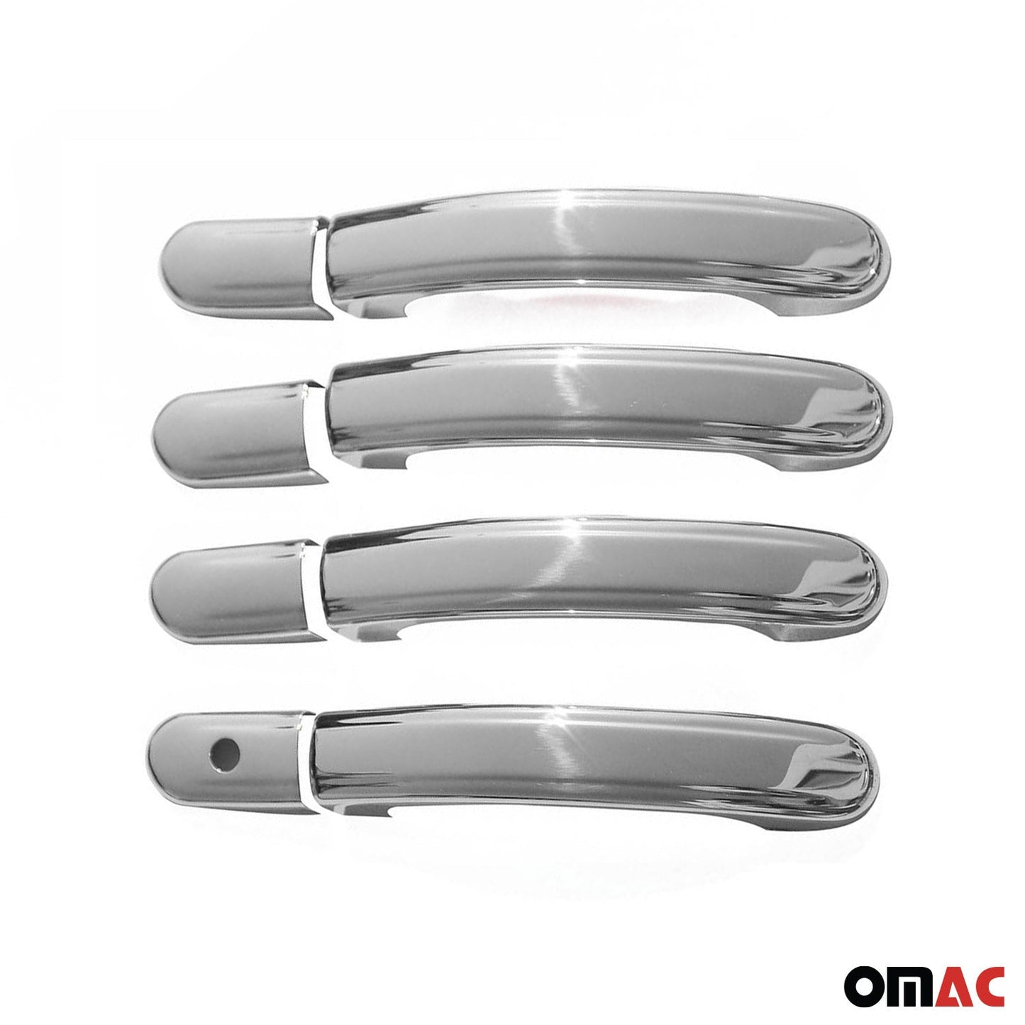 Ornamente mâner ușă, capace mâner ușă pentru Ford Fusion 2002-2012 4 uși, oțel inoxidabil, 8x