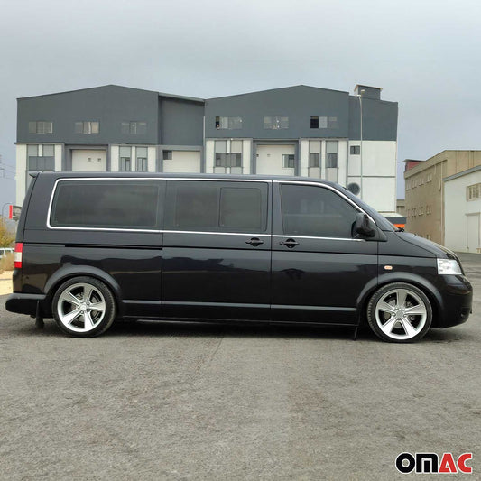 Fensterleisten Zierleisten für VW Multivan T5 2003-2015 Kurzer Doppelschiebetür