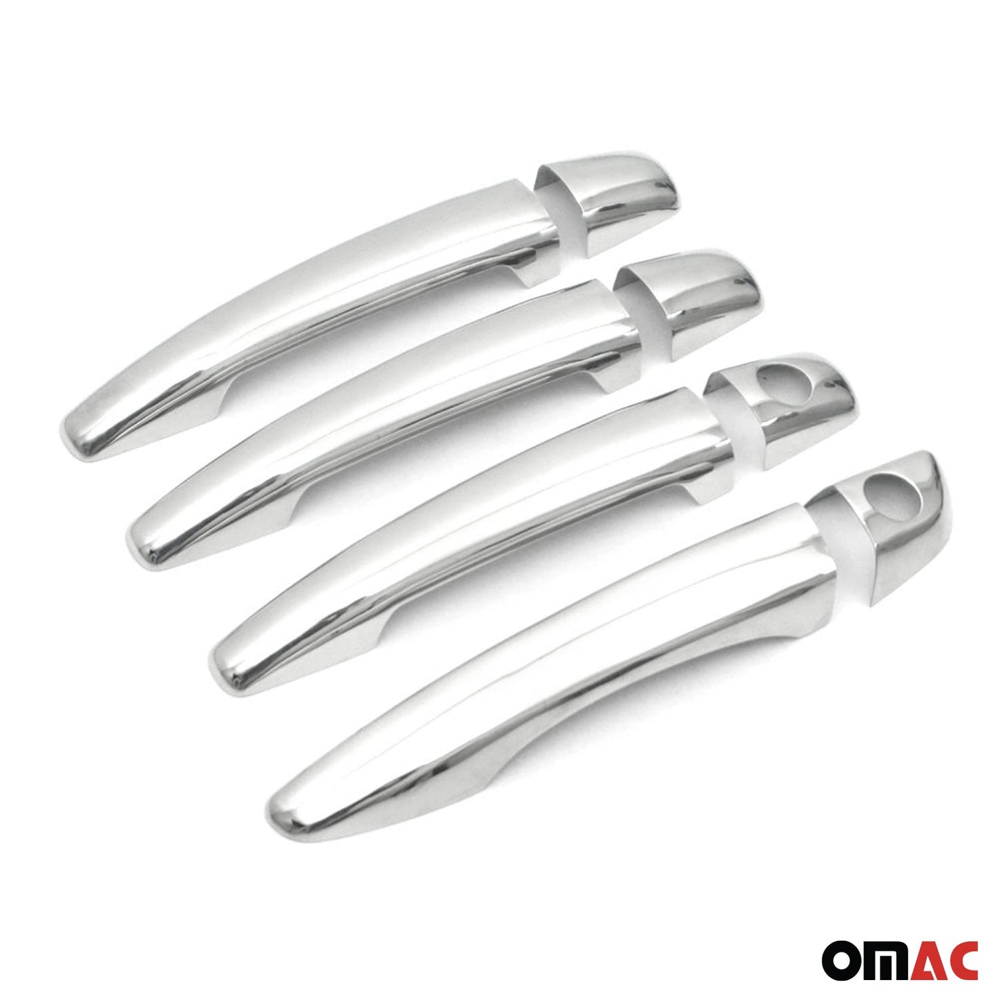 Capac mâner ușă, capace mânere ușă pentru Peugeot Partner 2015-2018 5 uși, oțel inoxidabil, 10x