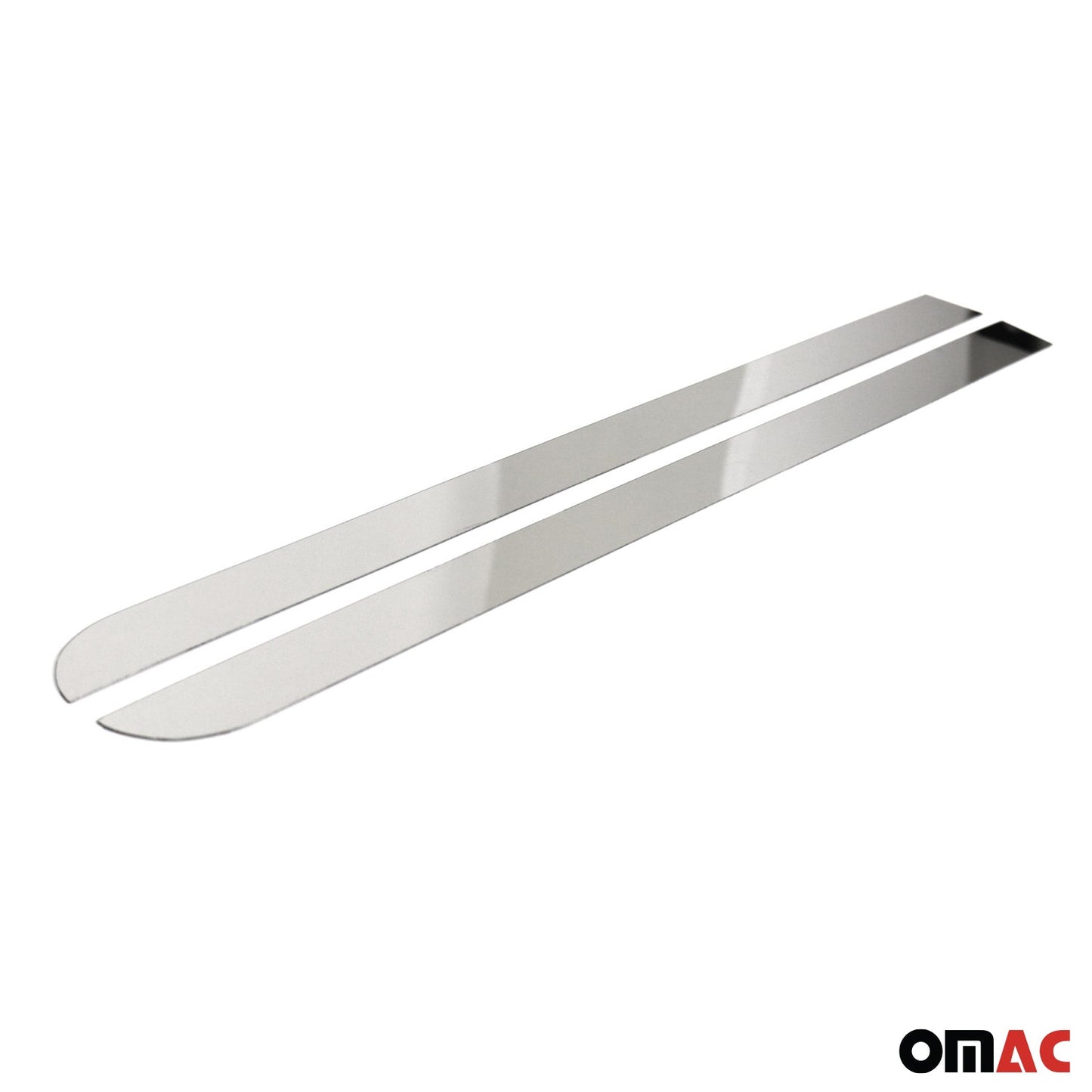 Benzi decorative pentru geamuri pentru VW Crafter 2017-2025, oțel inoxidabil cromat, set 2 piese