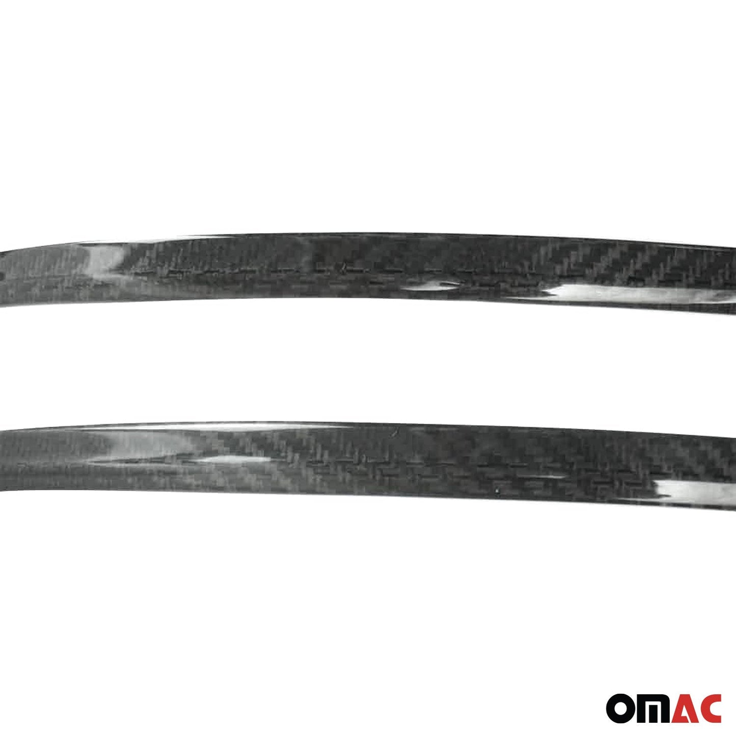 Spiegelkappen Leiste für VW Multivan T5 2010-2015 Kohlefaser Schwarz 2tlg