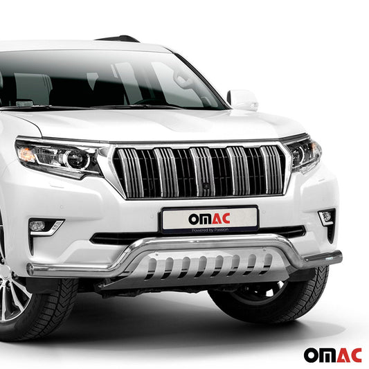 Frontbügelschutz Frontschutzbügel für Toyota Land Cruiser 150 2017-22 Grau ABE