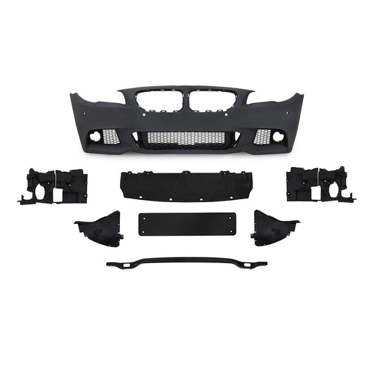 JOM Stoßstangen Kit & Seitenschweller für BMW 5er F10 MT 2010-2013 Schwarz 16tlg