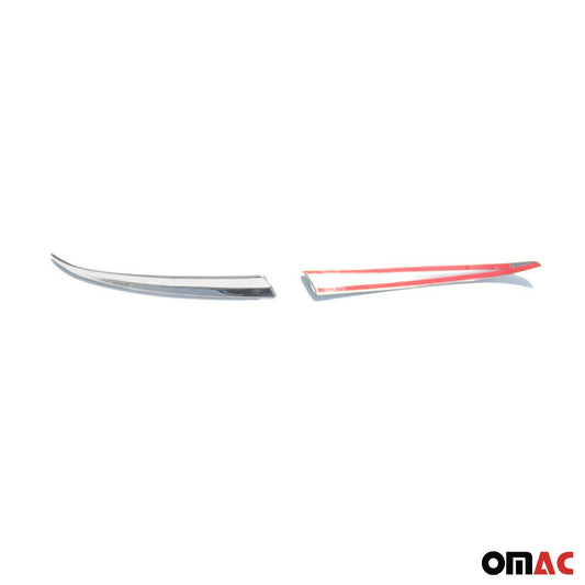 Rücklicht Leisten Heckleuchte für Kia Sorento 2002-2009 Edelstahl Silber 2tlg