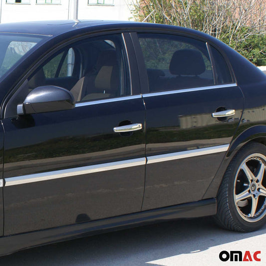 Fensterleisten Zierleisten für Opel Vectra C Stufenheck Limo 2002-2008 Chrom 4x