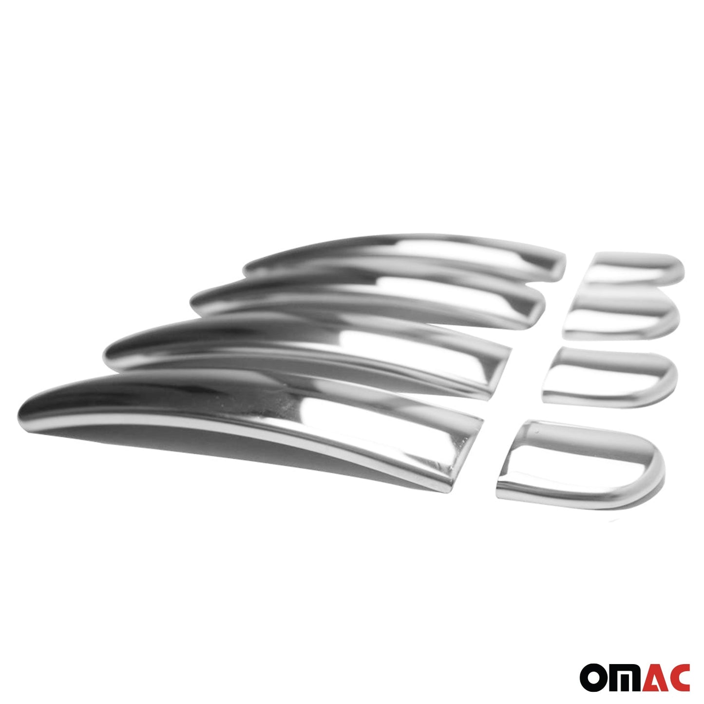 Türgriff Blende Türgriffkappen für VW Tiguan 2007-2016 Edelstahl Silber 8x