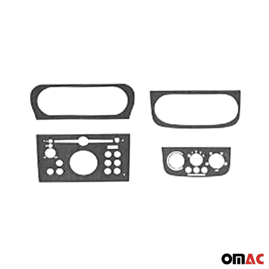 Wykończenie wnętrza kokpitu do Opla Corsy C Combo C CDR VDO, zestaw 6 elementów o wyglądzie drewna sękowego