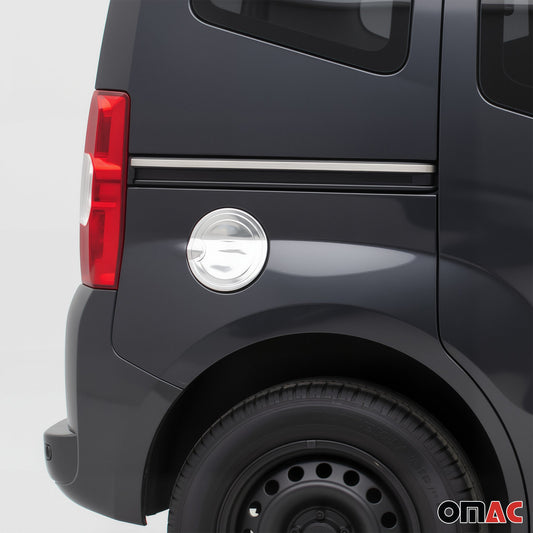 Tankdeckel Blenden Tankverschluss für Peugeot Bipper 2008-2024 Edelstahl Chrom