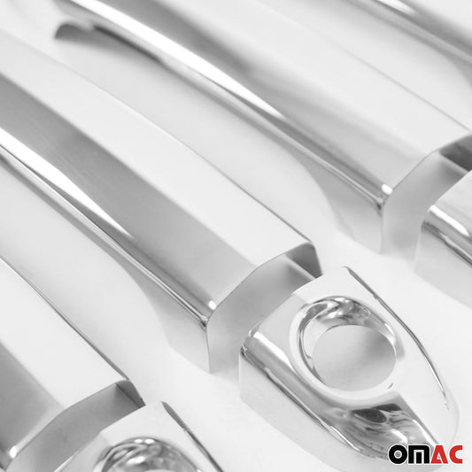 Nakładki na klamki drzwi, zaślepki na klamki drzwi do Opla Zafiry Life 2019-2025 4-drzwiowego ze stali nierdzewnej 8x