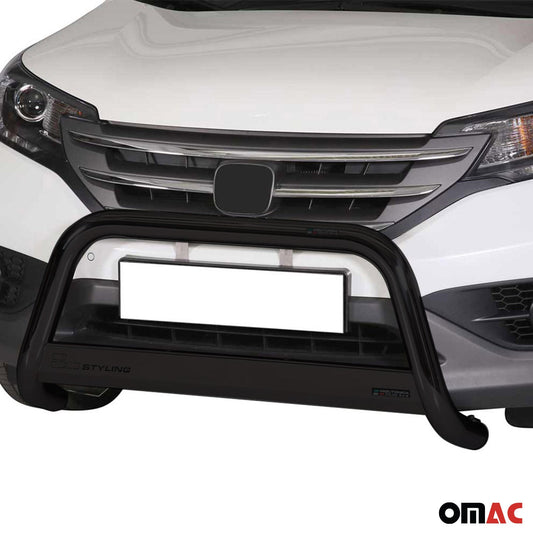 Frontbügel Frontschutzbügel für Honda CR-V 2012-2015 ø63mm Stahl Schwarz Schutz
