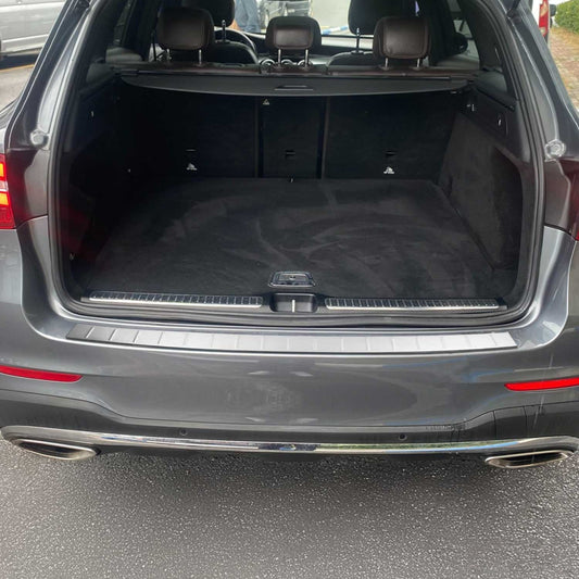 Ladekantenschutz Einstiegleisten Satz für Mercedes GLC 2015-2022 Edelstahl Chrom