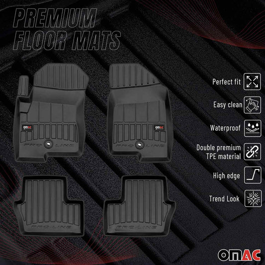 OMAC Gummi Fußmatten für Dodge Caliber 2006-2012 Premium TPE Automatten 4tlg