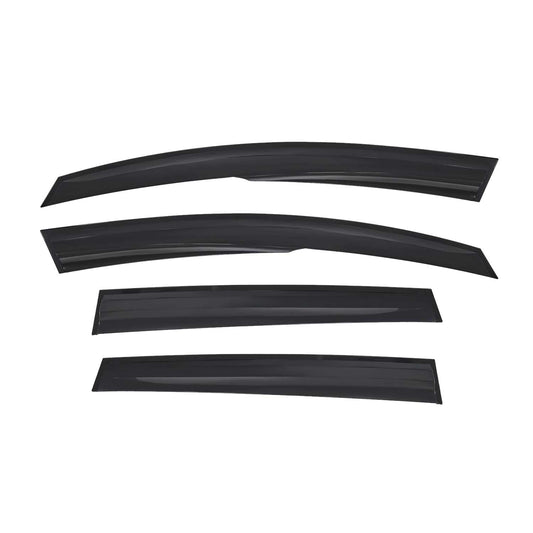 4x Windabweiser Regenabweiser für Renault Clio Schrägheck 2012-2019 Acryl Dunkel