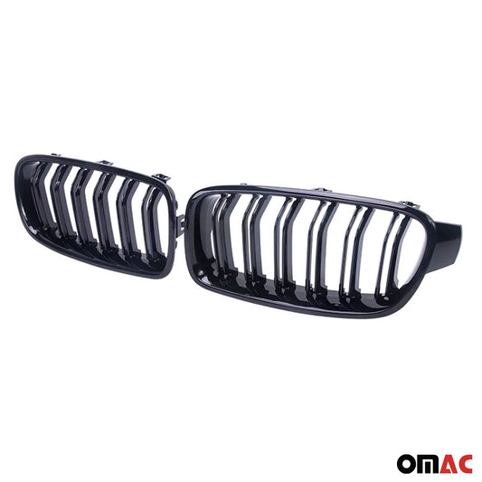 Grilă radiator BMW Seria 4 F32 F33 F36 2013-2020 M-Tech, negru lucios