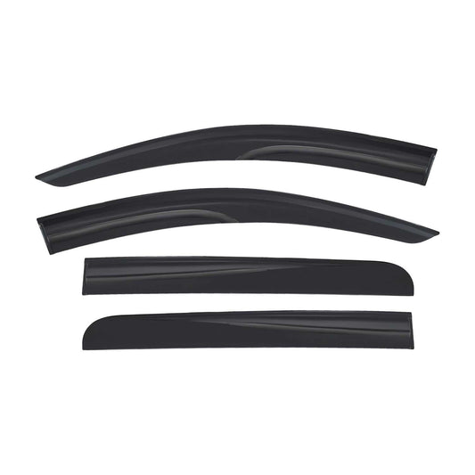 4x Windabweiser Regenabweiser für Mitsubishi L200 Triton 2014-2021 Acryl Dunkel