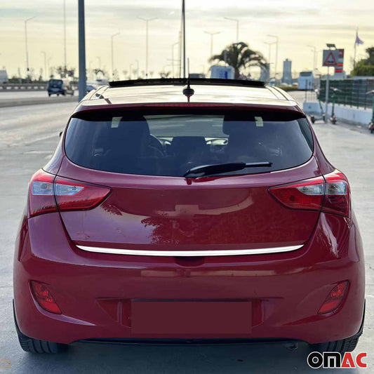 Bandă decorativă portbagaj, bandă decorativă spate pentru Hyundai i30 2012-2017, partea inferioară din oțel inoxidabil cromat
