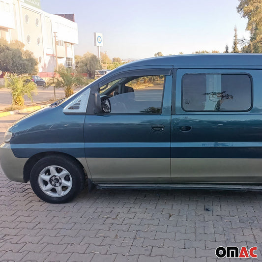 B-Säule Türsäulen Verkleidung für Hyundai H-1 Starex Edelstahl Silber 2tlg