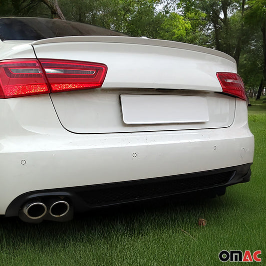 Heckspoiler Dachspoiler Hecklippe für Audi A6 Limo C7 2011-2018 ABS Grundiert