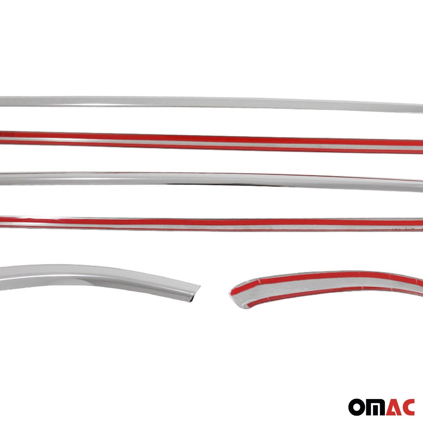 Benzi decorative pentru geamuri pentru Honda City Saloon 2021-2025, oțel inoxidabil, set 6 piese