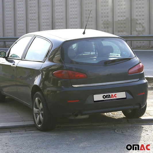 Bandă decorativă portbagaj, bandă decorativă spate pentru Alfa Romeo 147 2000-2010, partea inferioară din oțel inoxidabil cromat
