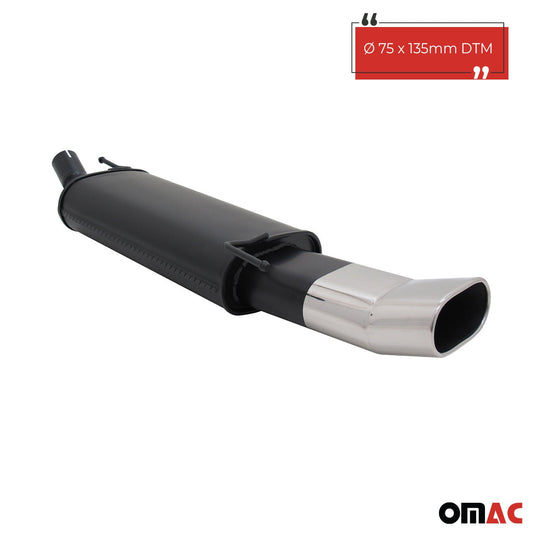 Novus Sportauspuff für VW Golf 3 / Golf 4 Cabrio 135x75mm DTM