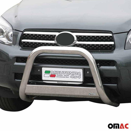 Bară de protecție/buton față pentru Toyota RAV4 XA30 2006-2009 ø63mm oțel argintiu
