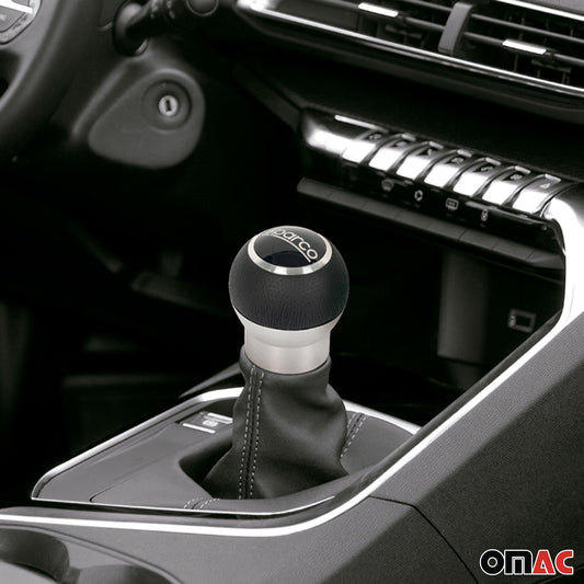 SPARCO Schaltknauf Schalthebel Schaltknopf Aluminium Kunstleder mit Sparco Logo