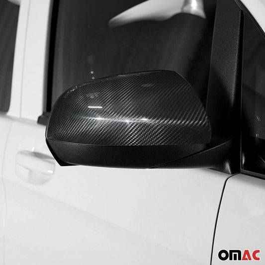 Capace oglinzi/acoperiri oglindă pentru Mercedes Vito W447 2014-2025, fibră de carbon