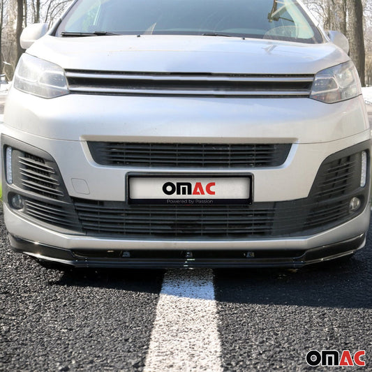 Frontspoiler Lippe Stoßstange Splitter für Citroen Jumpy 2016-2025 ABS Schwarz