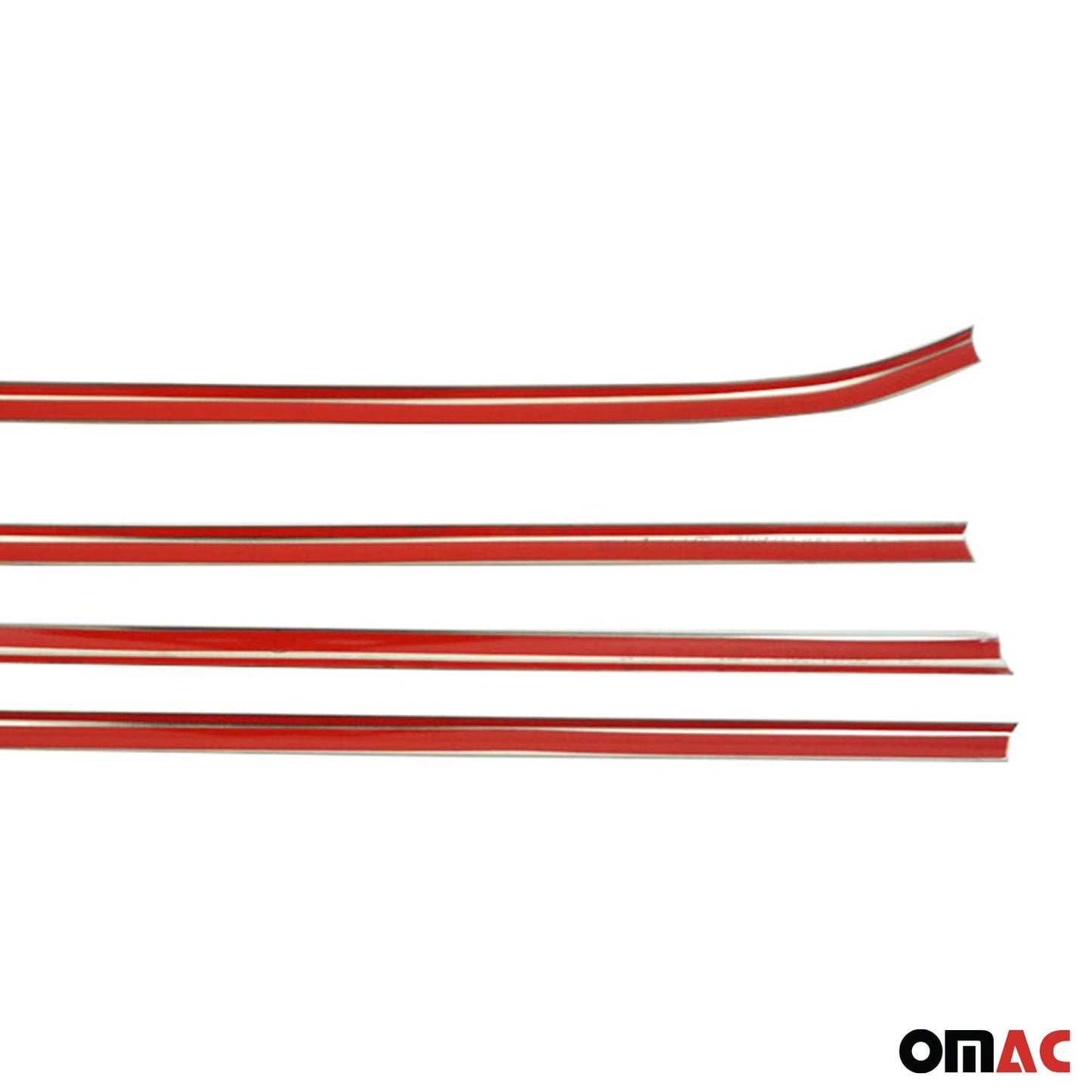 Benzi decorative pentru geamuri Hyundai i30 hatchback 2006-11, oțel inoxidabil cromat, 4 buc.