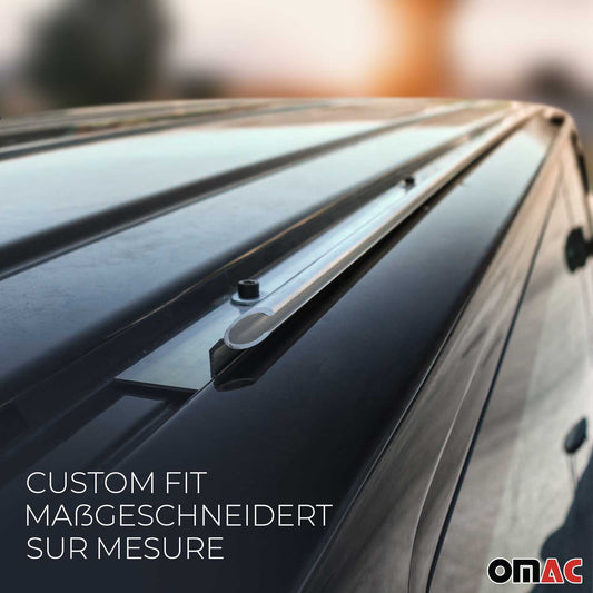 Șină parasolar pentru VW T5 T6 din 2003 L1 Argintiu