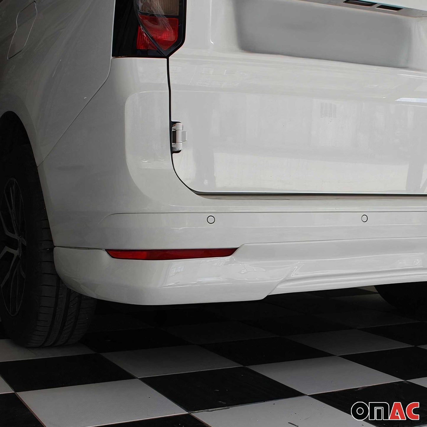 2021-2025 VW Caddy Heckspoiler Lippe Stoßstange Splitter Langer Grundiert