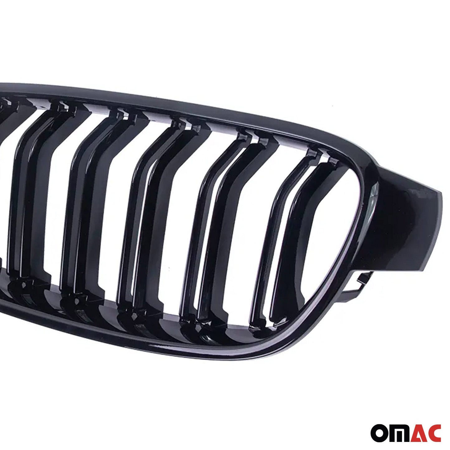 2013-2020 BMW 4er F32 F33 F36 M-Tech Nieren Grill Kühlergrill Schwarz Glanz