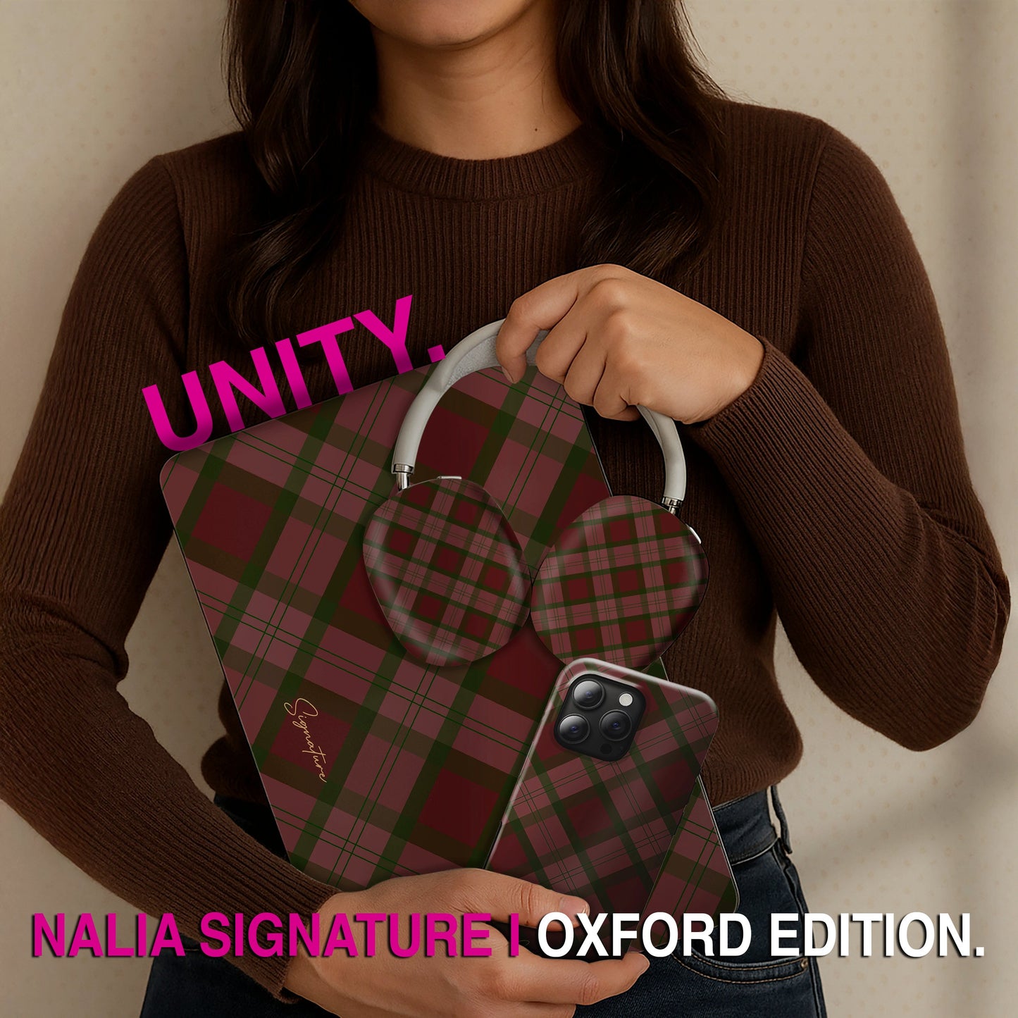 Etui Oxford na iPada Pro 11 Signature Oxford Design – 11 cali, wygląd skóry, zapięcie magnetyczne