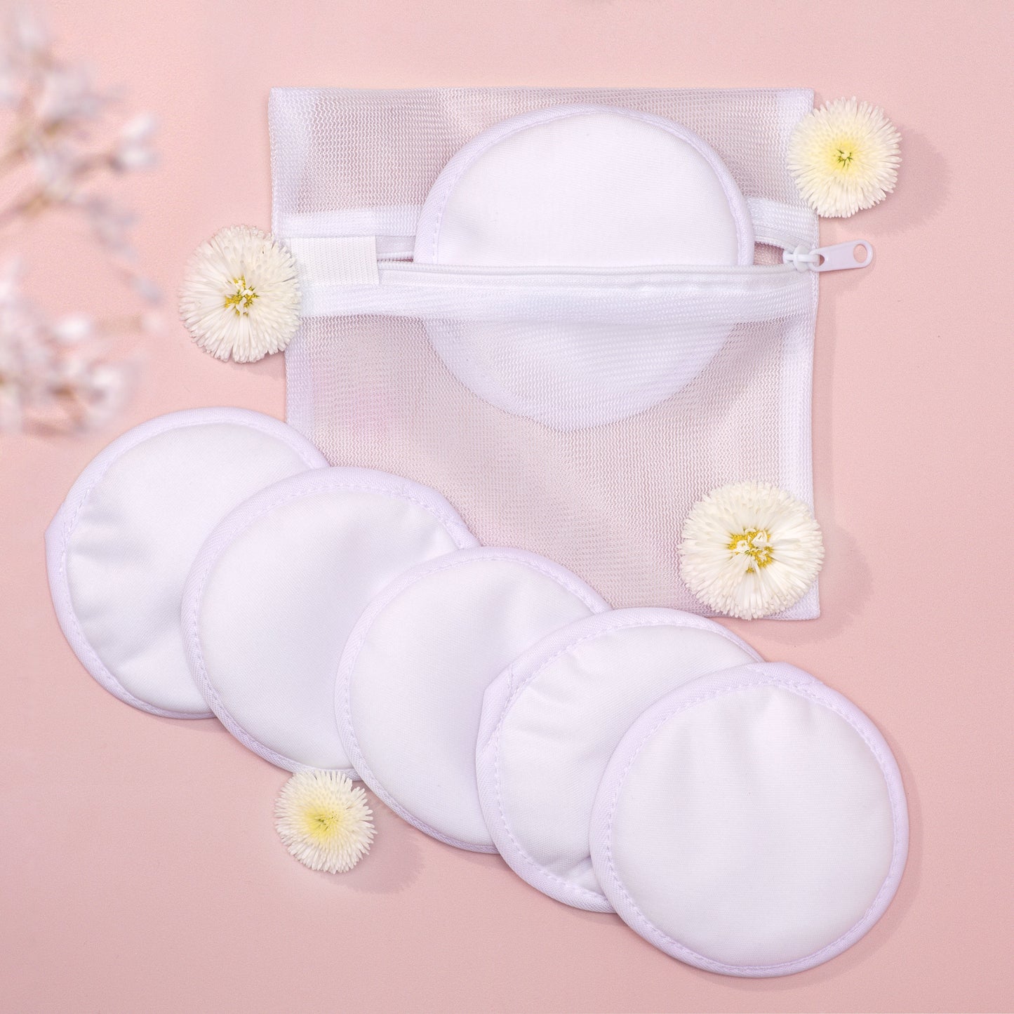 NuNi Stillpad Wiederverwendbare Stilleinlagen - Inhalt 6 Stk Ø10 cm