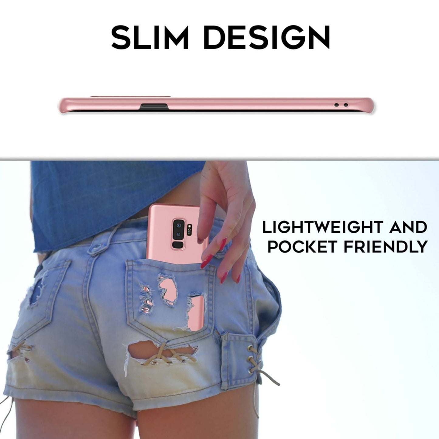 Samsung Galaxy S9 Plus Handy Hülle von NALIA, Dünne Schutzhülle Cover Hard Case