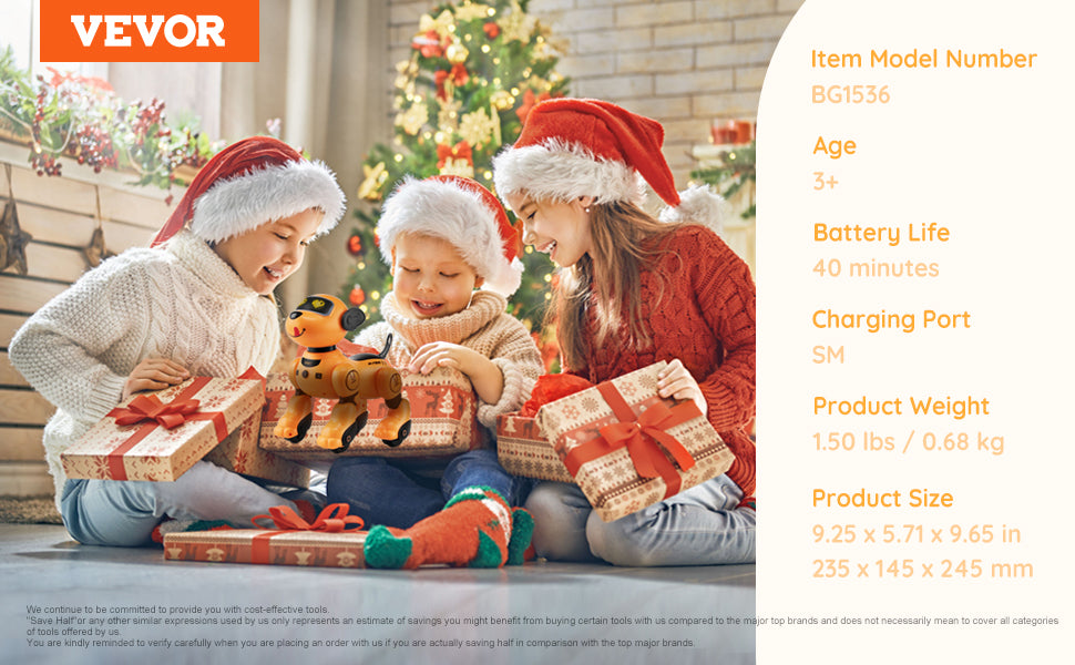 VEVOR Jucărie robot pentru câini cu telecomandă, ediție germană