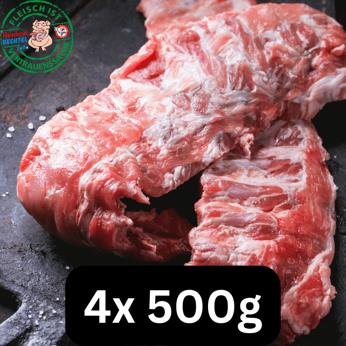 Coaste de porc - tăiate cu pui de porc 4x 500g