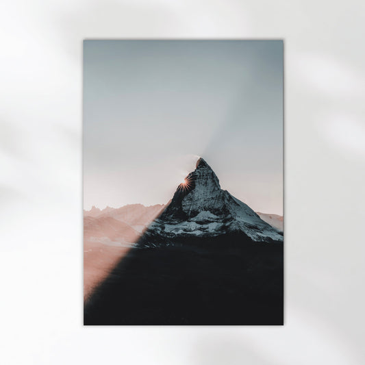 Matterhorn Zermatt Fine Art Print - Größe 30x40 cm 210 g pro m2
