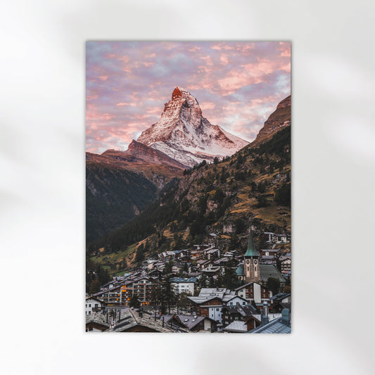 Matterhorn Poster Alpines Motiv - Auflage 1, Größe 30x40, Papier 200 g