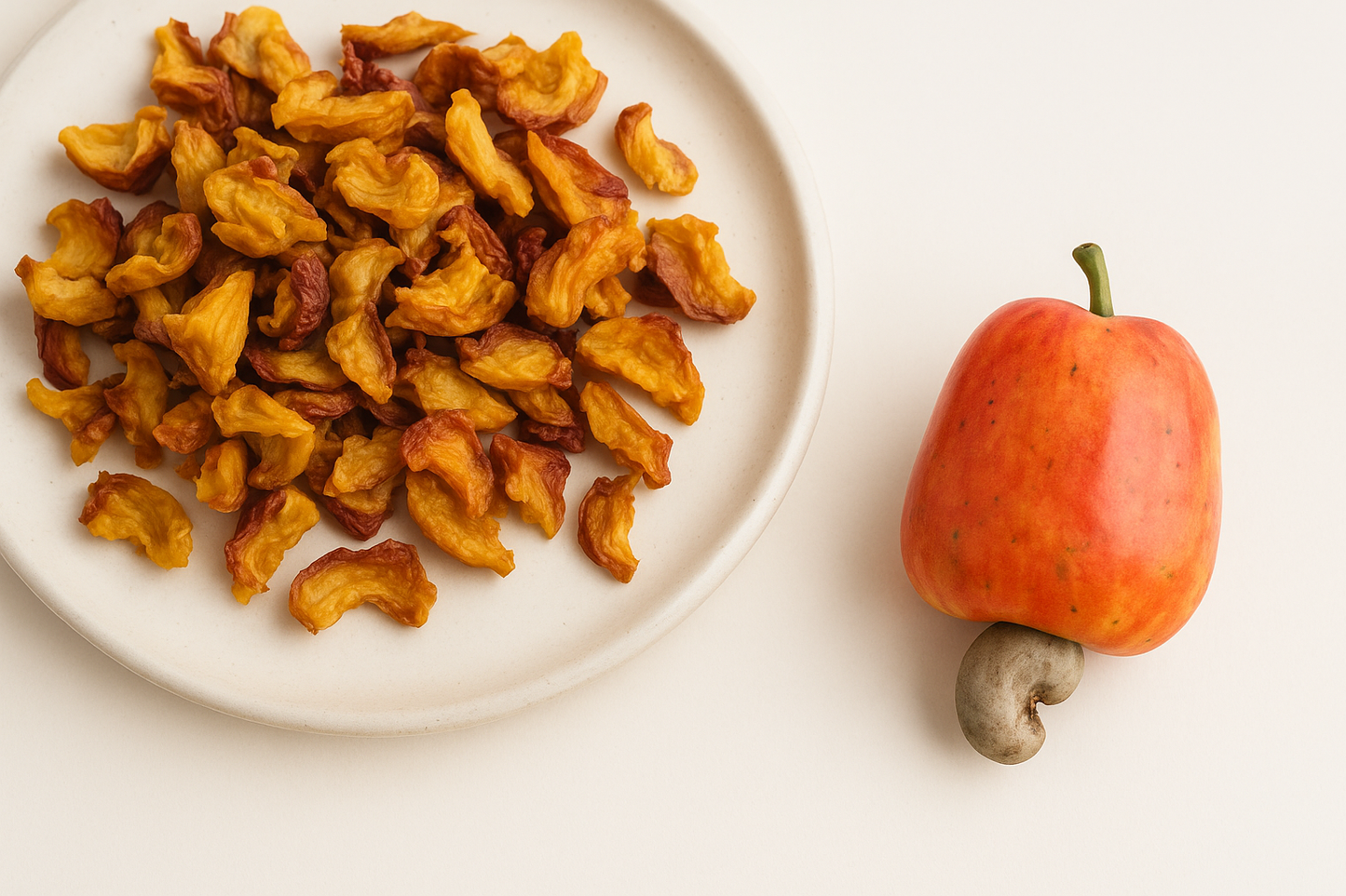 Faire Früchte Cashewapfel Bio - Kapazität 1 kg, Schonend Getrocknet, Herkunft Westafrika