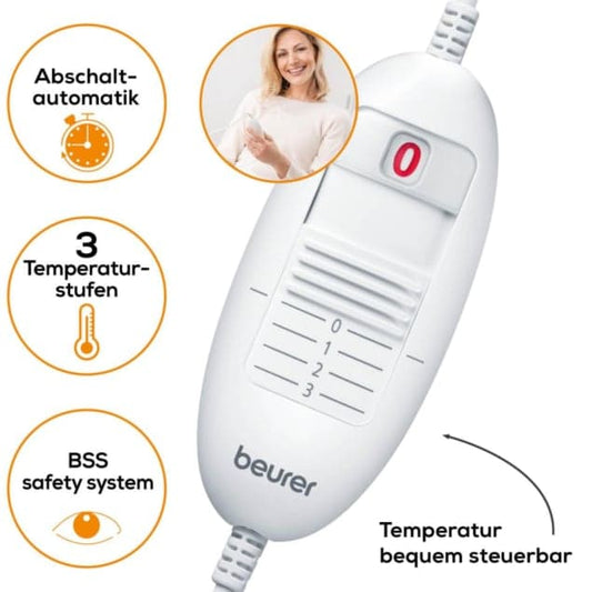 Pernă încălzitoare cu oprire automată – Pufoasă și sigură - HK 35