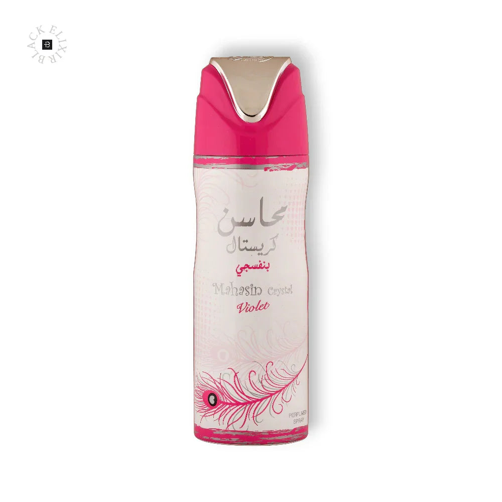 Lattafa Mahasin Crystal Deo Spray - 100 ml Größe 8 cm Zerstäubung