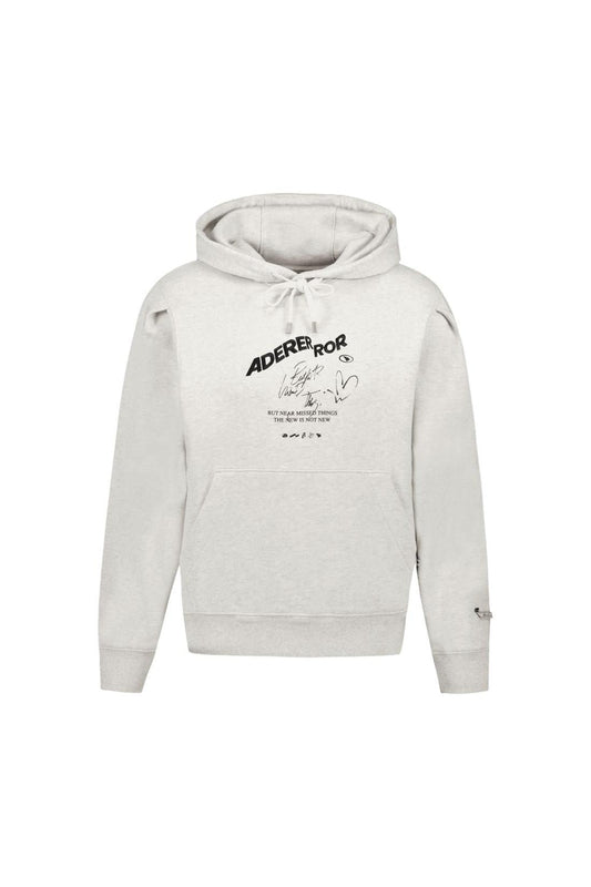 Hoodie - Ader Error - Baumwolle - Weiß